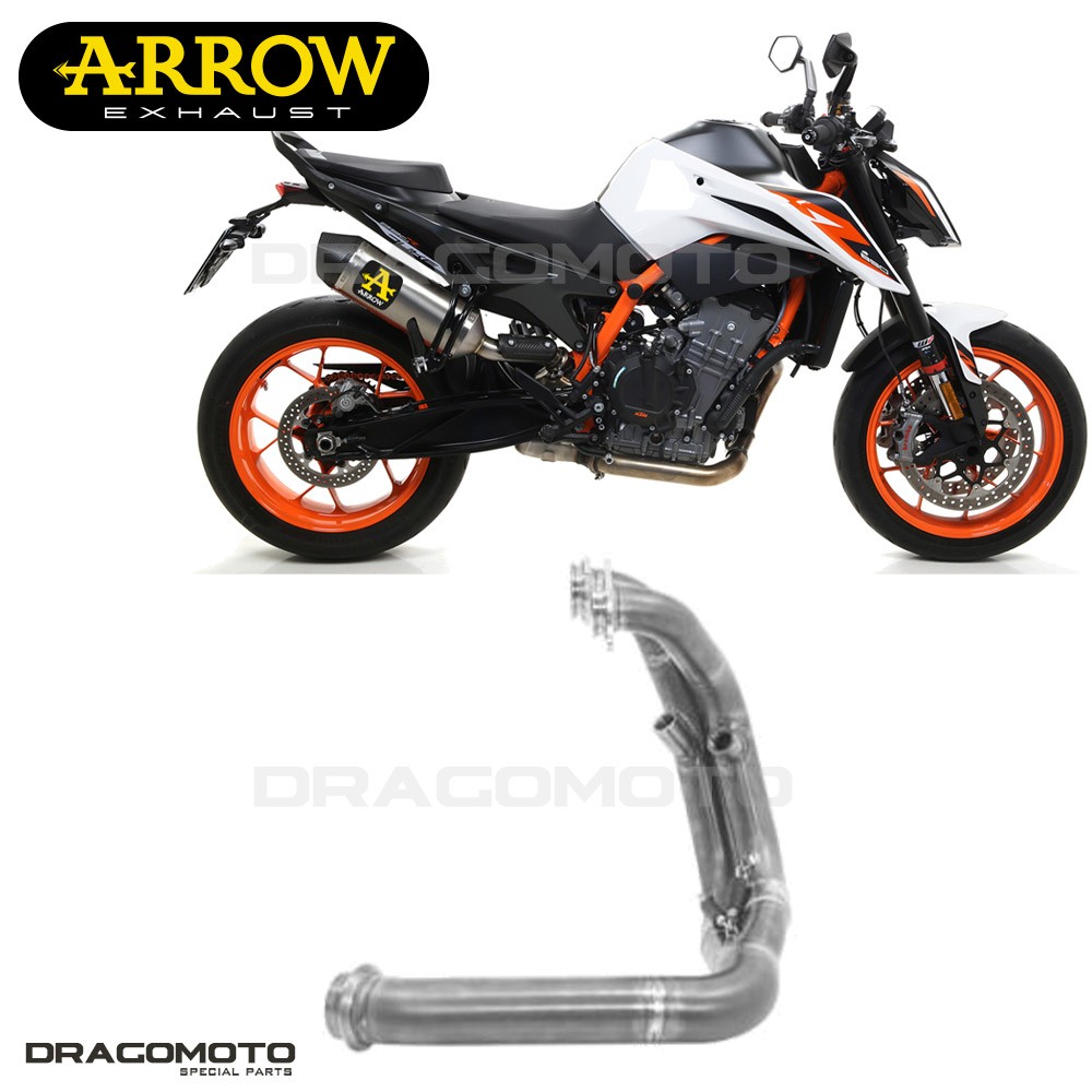 Collecteur KTM 790 DUKE 2020 ARROW RC en acier inoxydable de haute qualité