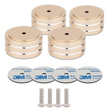 4Pcs Audio Isolation Feet Turntable Feet 40x20mm Turntable Isolation Pad with...
