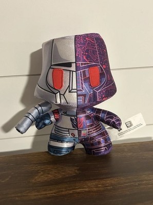 Transformers Hasbro Megatron 7.5  Plush Toy 2022 YuMe Brands Purple Transformer