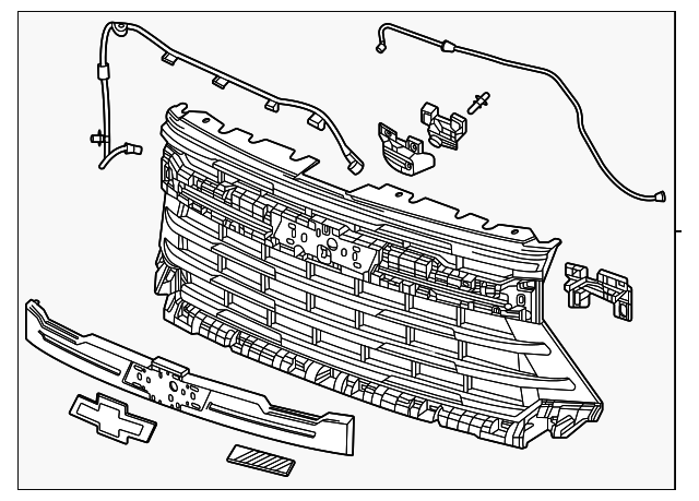 Genuine GM Grille 87867450