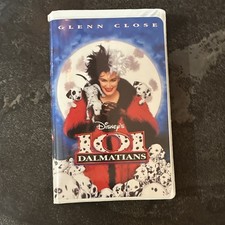 Walt Disney 101 Dalmatians VHS Clamshell NTSC Glenn Close Family Live-Action