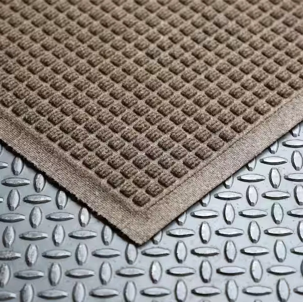 Bungalow Flooring Waterhog Squares 35" x 85" PET Polyester Indoor Outdoor Mat - Изображение 3 из 4