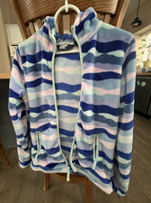 Lands End Kids XL Plus 14-16 Hooded Fleece Jacket Full-Zip Softest Fleece