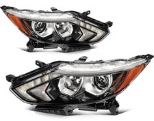 For 2017 2018 2019 Nissan Rogue Sport LED DRL Headlamp Headlights Assembly Pair