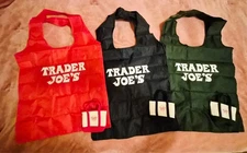 [FREE SHIPPING] 3 Trader Joes micro totes (RED, NAVY, GREEN SET)
