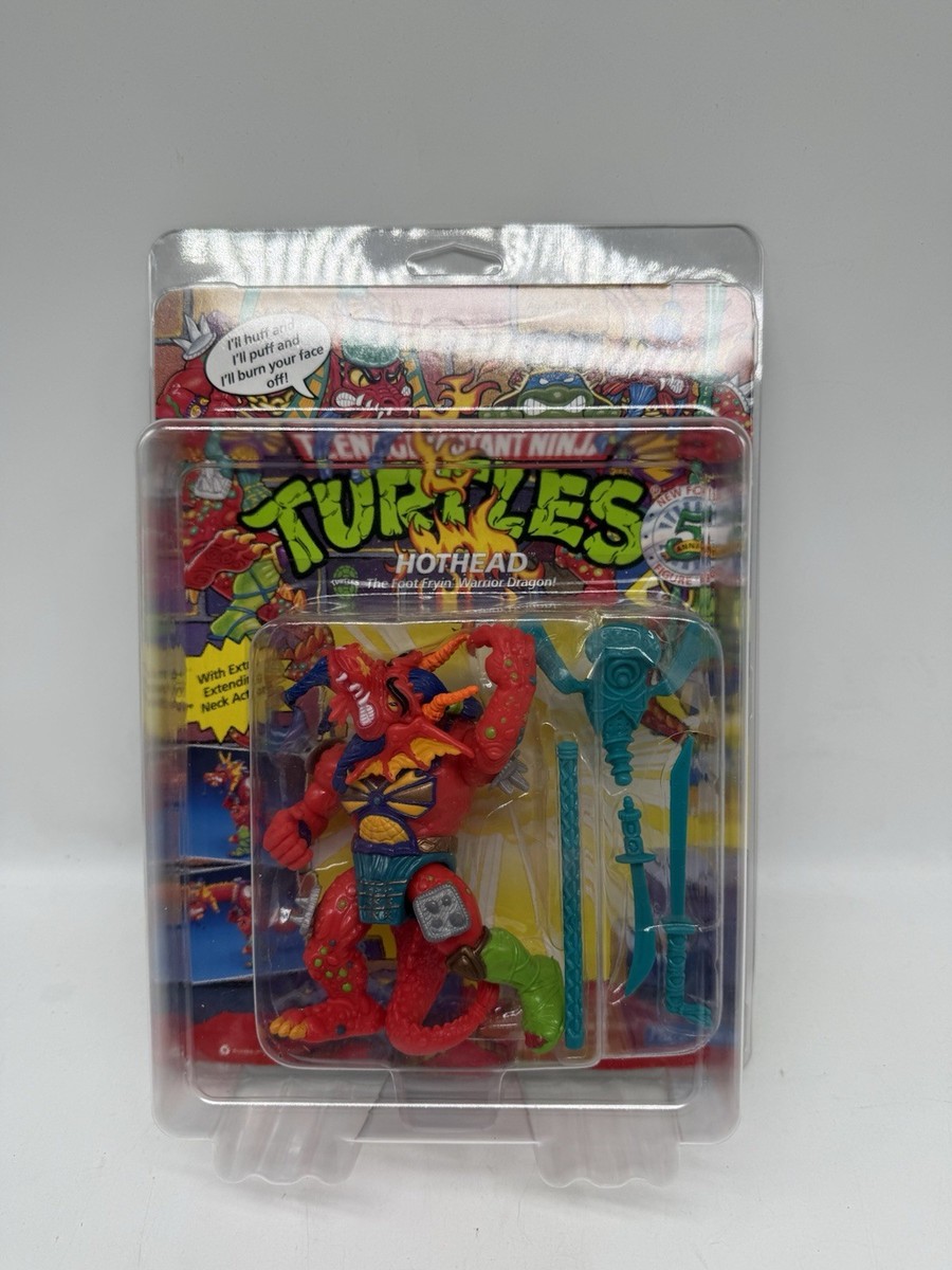 VINTAGE TEENAGE MUTANT NINJA TURTLES HOTHEAD UNPUNCHED MOC 1992 VINTAGE TEENAGE MUTANT NINJA TURTLES HOTHEAD UNPUNCHED MOC 1992