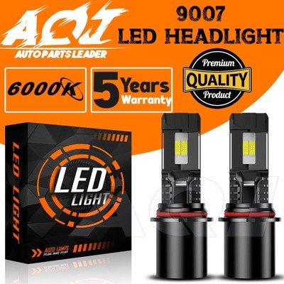 For Ford E-250 2003-2007 6000K 2PC 9007 LED Headlight Hi/Lo Beam Bulbs Kit