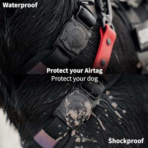 SÄKER IP68 Waterproof The Safest AirTag Dog Collar Holder, Dustproof, Ultra - Picture 7 of 7
