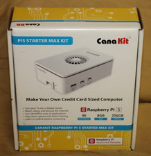 CanaKit - Raspberry Pi 5 Starter MAX Kit 8GB - Turbine White