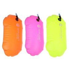 Inflatable Swim Buoy Safety Float Waterproof Air Dry Bag Open Water Swimmingfp