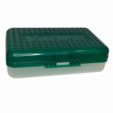 Spacemaker Pencil Box Dark Hunter Green Vintage 2000  s Plastic Storage Case
