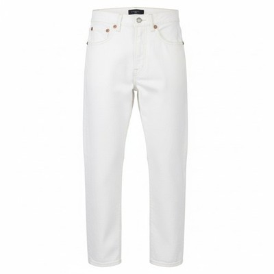R13 Boyfriend Damen Jeans 23 Aerin Weiß Cropped Ankle Distress Denim SS26 *