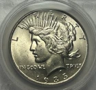 1935 PEACE DOLLAR CH BU