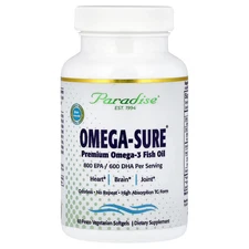 Omega-Sure®, Premium Omega-3 Fish Oil, 60 Pesco Vegetarian Softgels
