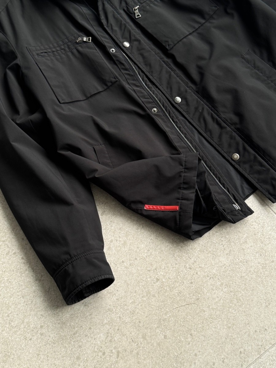 Prada art SGA848 wind stopper waterproof coat jacket size 56 | eBay