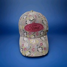 Ford Motors Baseball Cap Hat StrapBack Floral Pink Ford Car Patch Strapback 