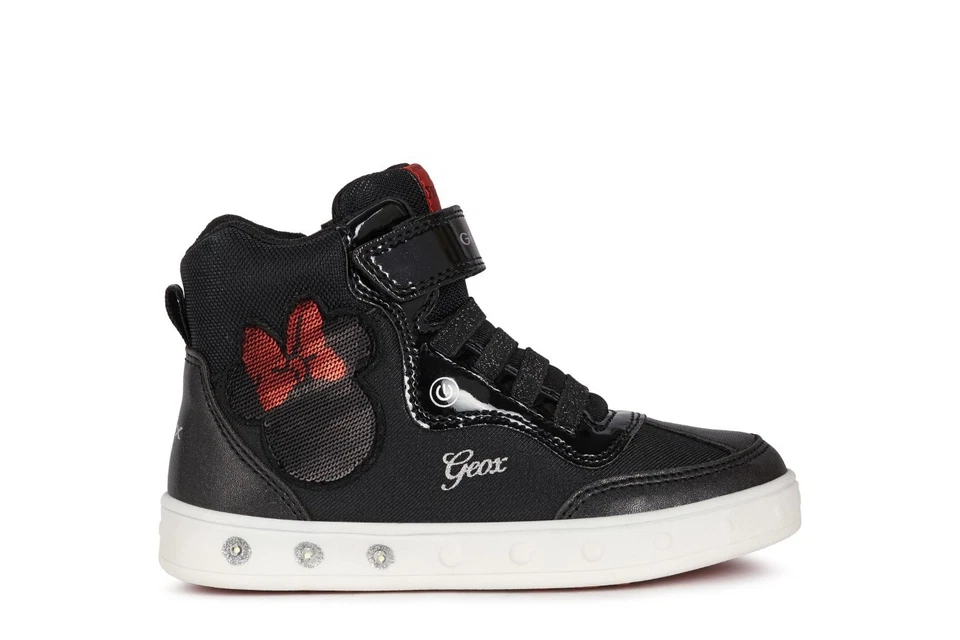 Geox J Skylin Girl Mid-Cut-Sneaker Knöchelschuh Blinkschuh Mickey Mouse Gr.30-38 - Bild 2 von 4