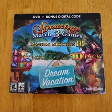 Amazing Match 3 Games: Magical Matches 3 (PC CD-ROM, 10 Pack, Legacy) NEW