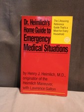 Vtg 80s Dr Heimlichs Home Guide To Emergency ...