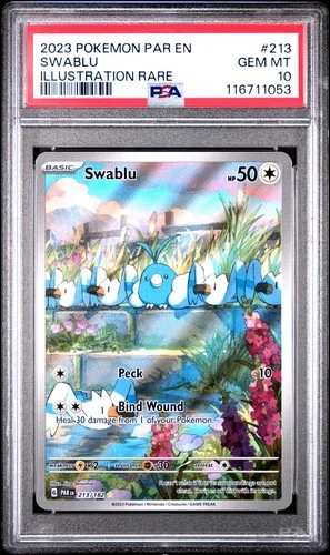 2022023 Pokemon Paradox Rift Swablu #213 PSA 10