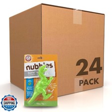 Arm and Hammer for Pets Nubbies Dental Toys T-Rex Dental Chew Toy for Dogs Be