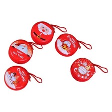 5 Pcs Candy Boxes Cute Pattern Change Storage Bag Money Saving Tin