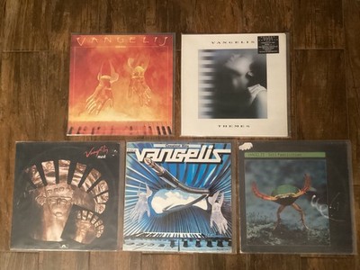 5 Stück LPˋs von VANGELIS - Best, Themes, Mask, Heaven and Hell, Soil Festivitie