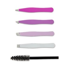 Metal Mini Tweezers Set 5 Pieces