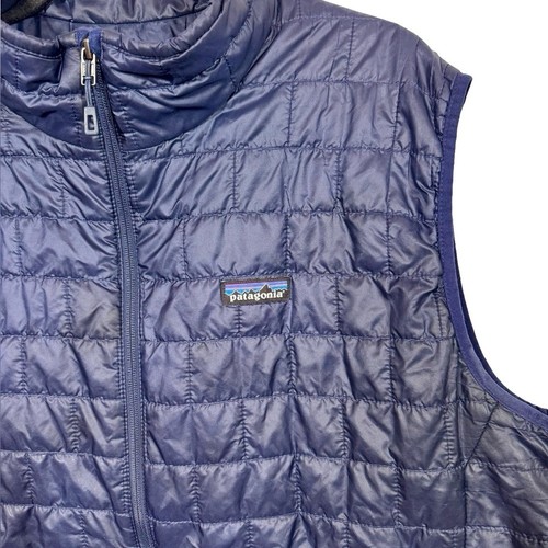Patagonia Men’s Nano Puff Vest in Navy Blue Windproof Water Resistant 84242 XXL - Picture 3 of 8