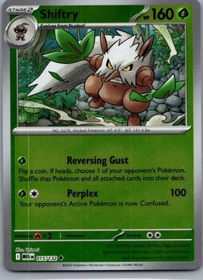 Shiftry Uncommon ME01: Mega Evolution 015/132 NM