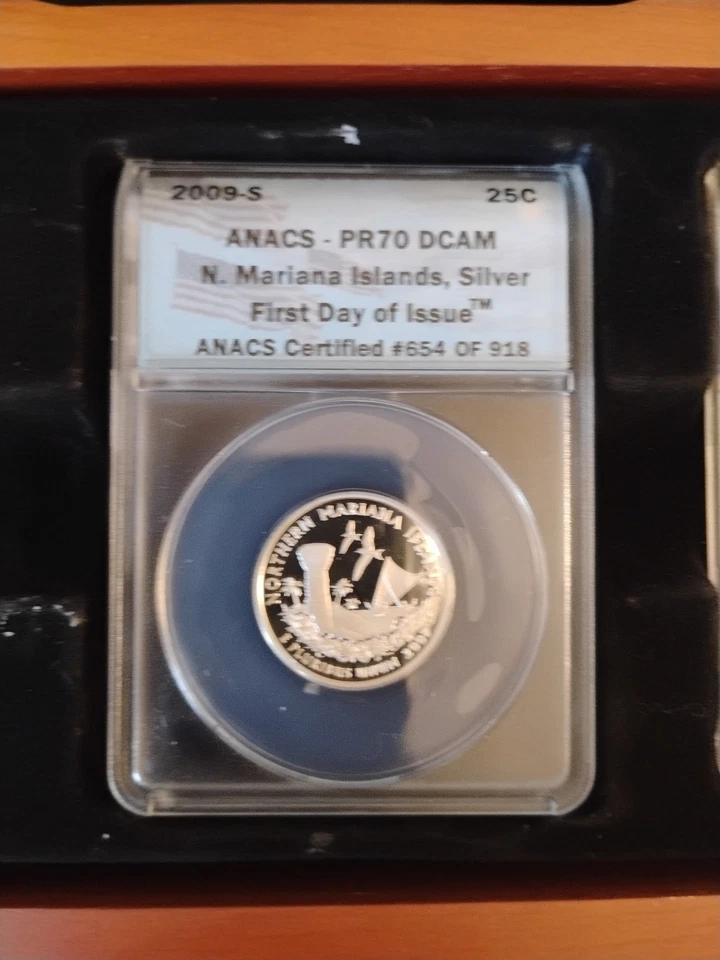 2009 S Silver Set Territory ANACS PR70 DCAM  - Image 4 of 4
