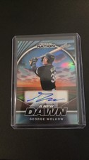 2025 Leaf Baseball Nation - George Wolkow - Platinum Prismatic New Dawn Auto 2/3