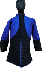 Medieval Cotton Gambeson Full Sleeve Quilted Padded Armor Jacket