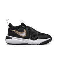 Nike DV8994 Boys Youth 1 Team Hustle D11 Sneakers Shoes Black Gold BA1-6
