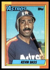 Kevin Bass 1990 Topps #281 Houston Astros MLB READ FREE SHIPPING AutographDen