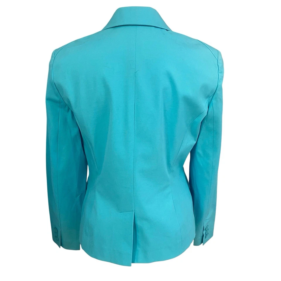 INC Blazer женщин Sz средний синий куртка Officecore Corpcore карьера зал заседаний - Изображение 2 из 4