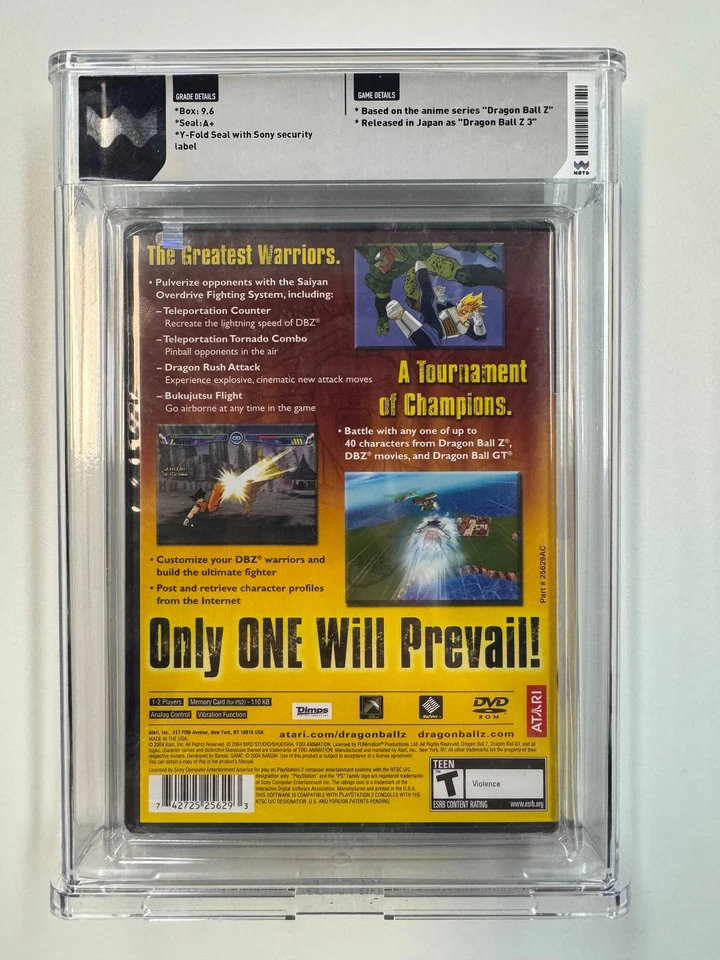 Dragon Ball Z: Budokai 3 Playstation 2 2004 WATA 9.6 SEALED A+ - Image 2 of 2