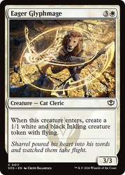 Eager Glyphmage 11 Common Secrets of Strixhaven