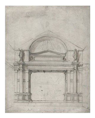 Architektonische Skizzen Wandkunst Klassisches Design Klassische Skizz