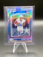 2024 Donruss Optic - Rookie Kimani Vidal #286 Holo Prizm Auto RC /150