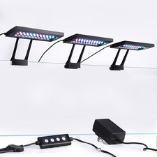 Clip on Aquarium LED Light with Multi-Channel Controller, Fish Tank Light 24/7 L