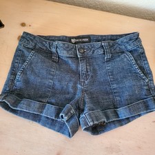Sneak Peek Cute Low Denim Jean Shorts MEDIUM or 28" waist FREE Ship