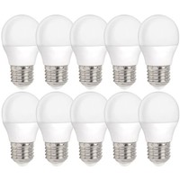 10 X Led Leuchtmittel Tropfen Kugel 8W E27 Matt 680Lm Tageslicht 6000K Kaltweiß