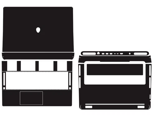 Sticker Skin for Alienware 18 AREA-51 2025 (18")  Laptop Carbon Vinyl Cover