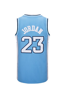#ad Throwback North Carolina #23 Jordan Basketball Jersey Adult Mens Size S 3XL $19.99