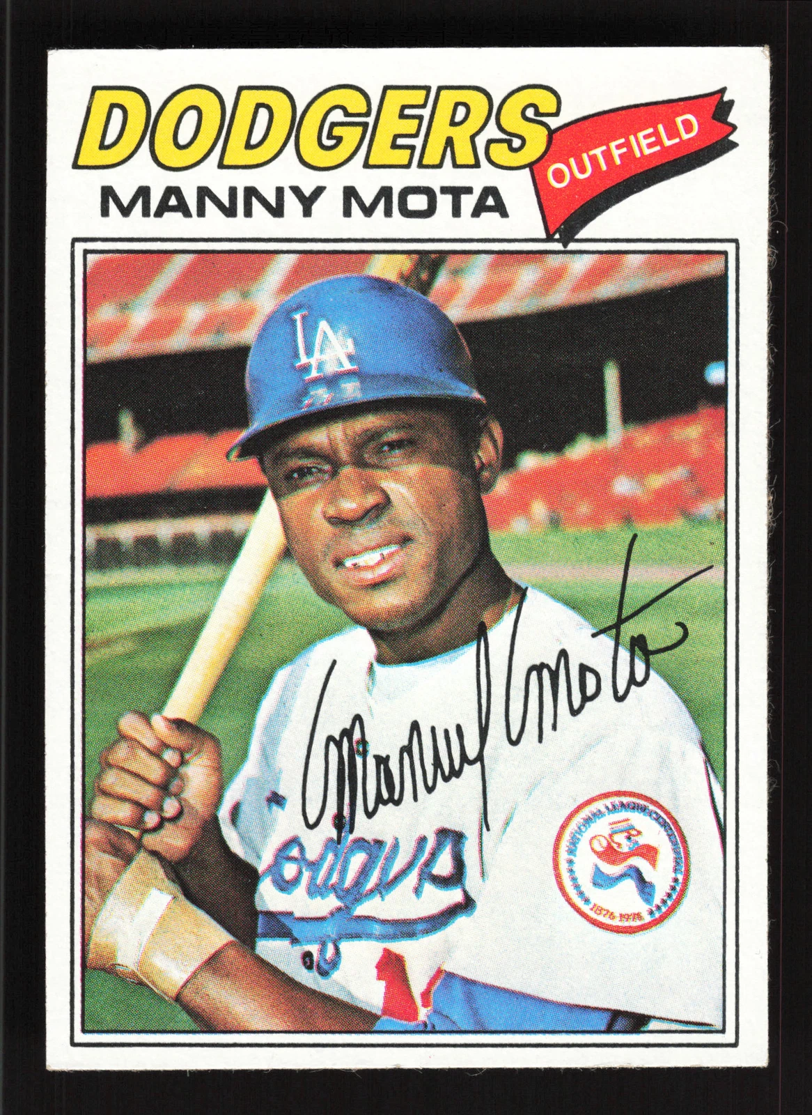 1977 Topps #386 Manny Mota - Los Angeles Dodgers