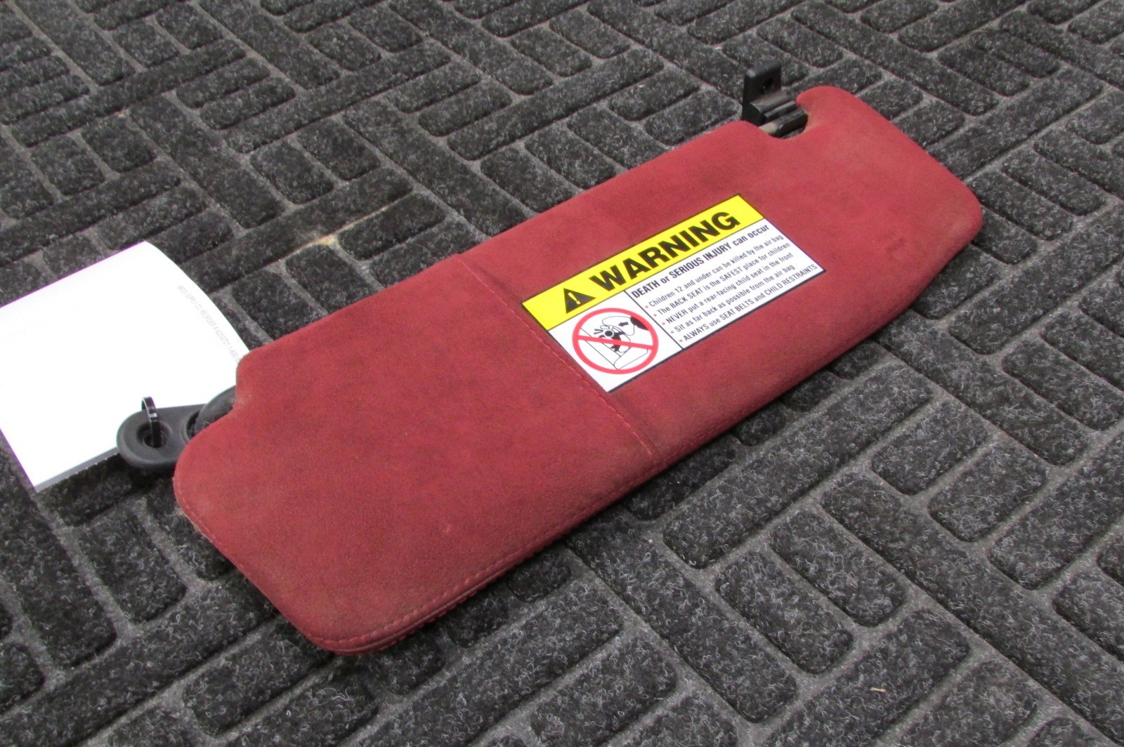 Maserati Coupe, LH, Left Sun Visor, Bordeaux, Used P/N 981205425