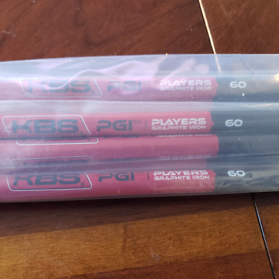 New Lightweight KBS PGI 60 5-PW Regular Flex 6 Shafts .370