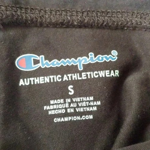 NWT Champion Girls Stretch Bike Shorts with Side Media Pocket Black Size S - Picture 6 of 7