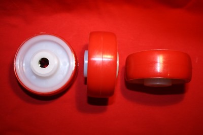 80mm Kunststoffräder (Polyamid + Polyurethan) mit Lager oder ohne 